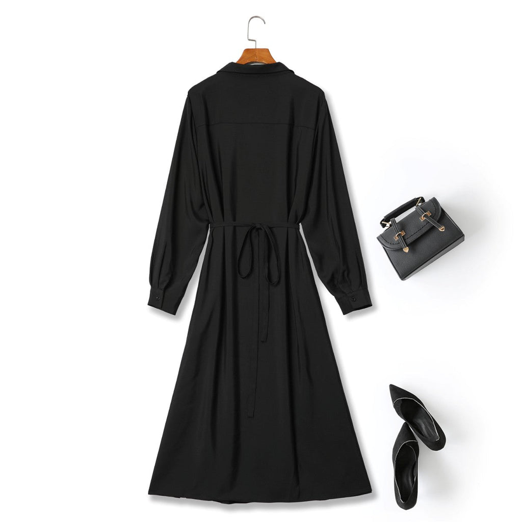 Plus Size Long Sleeve Shirt Dress