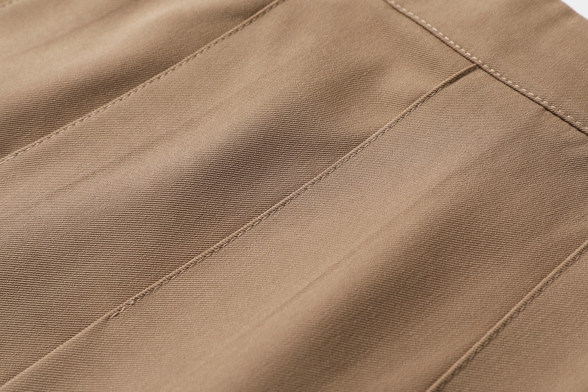 Delaney Plus Size Pleat Midi Skirt