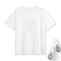 Plus Size Minimalist Flower Tee