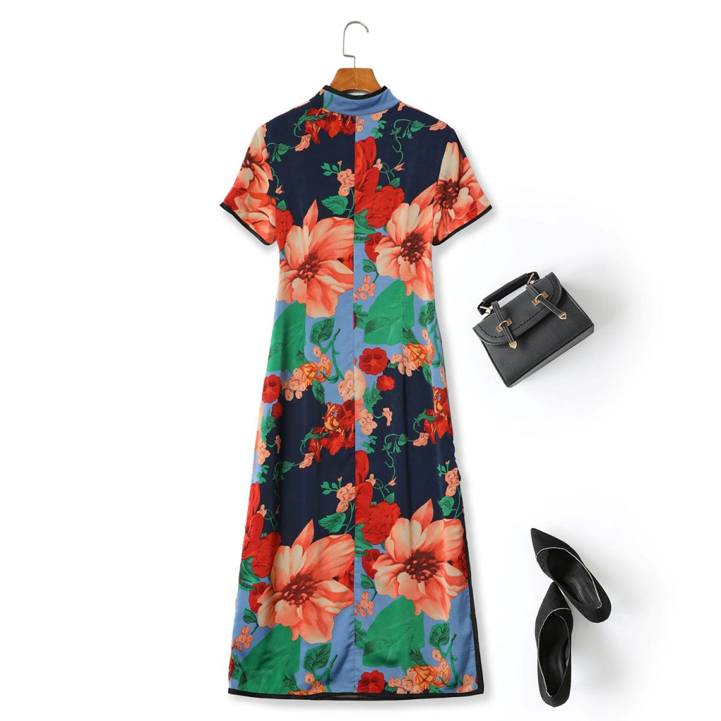 Plus Size Modern Cheongsam Dress
