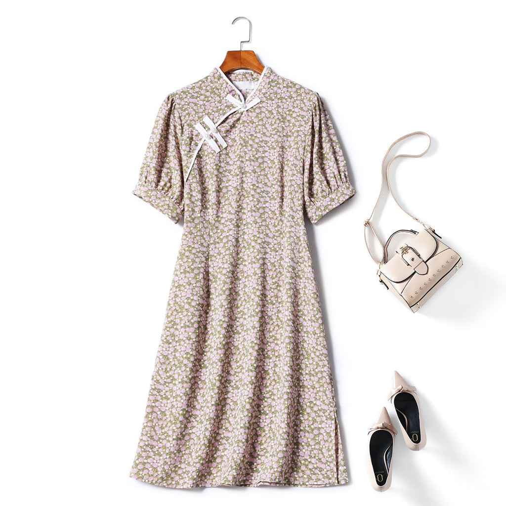 Maria Plus Size Modern Cheongsam Dress