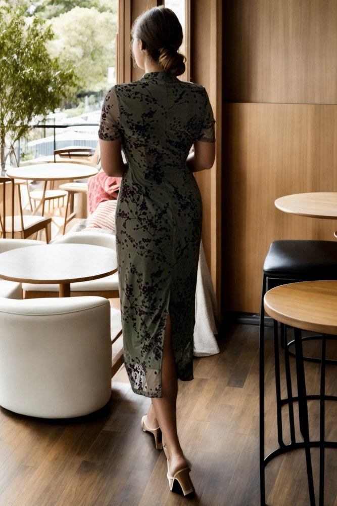 Mazie Plus Size Modern Cheongsam