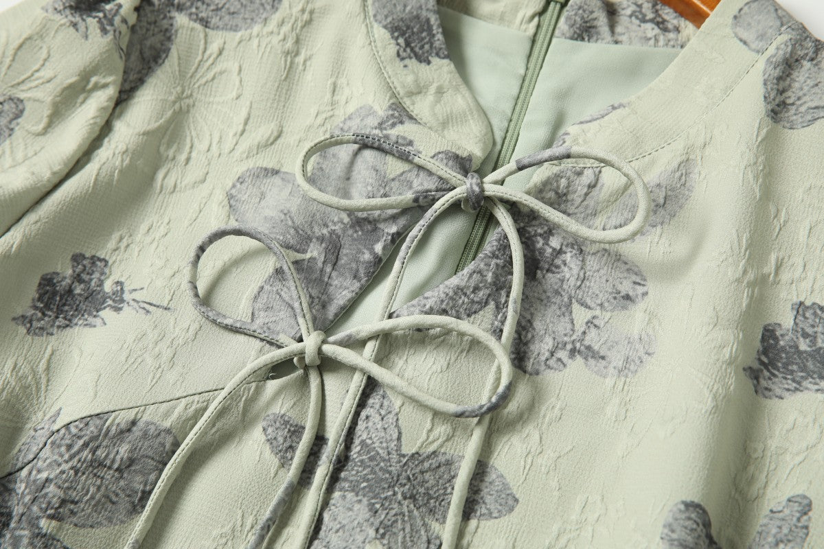 Plus Size Green Modern Qipao