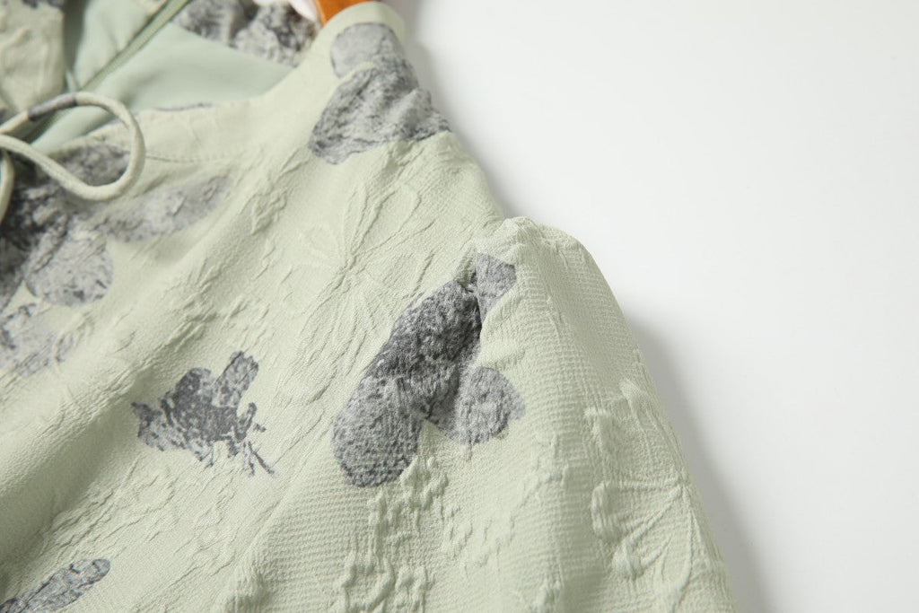 Plus Size Green Modern Qipao