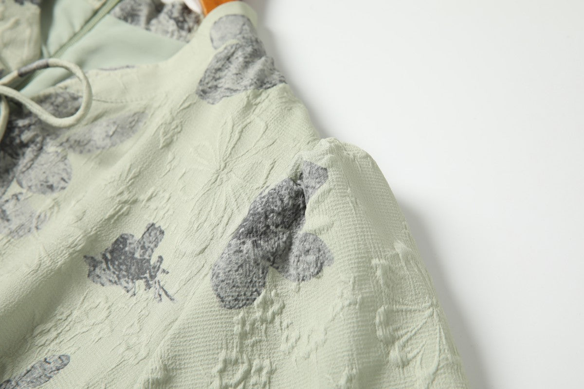 Plus Size Green Modern Qipao
