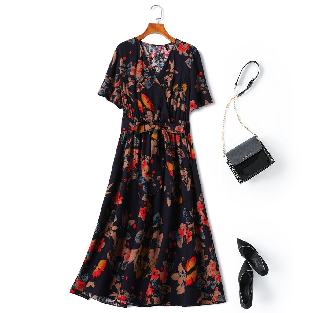 Sharon Plus Size Natural Midi Dress