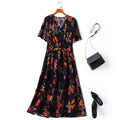 Sharon Plus Size Natural Midi Dress