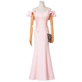 Savannah Plus Size Off Shoulder Evening Dress