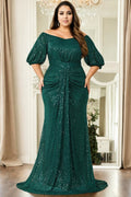 Reine Plus Size Off Shoulder Wrap Gown
