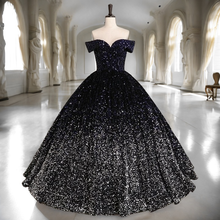 Ensley Plus Size Ombre Gown