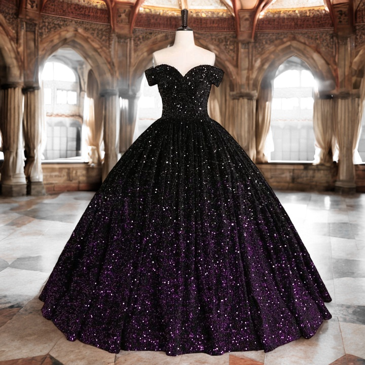 Ensley Plus Size Ombre Gown