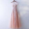 Plus Size Pink Evening Gown