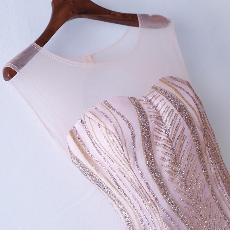 Plus Size Pink Evening Gown