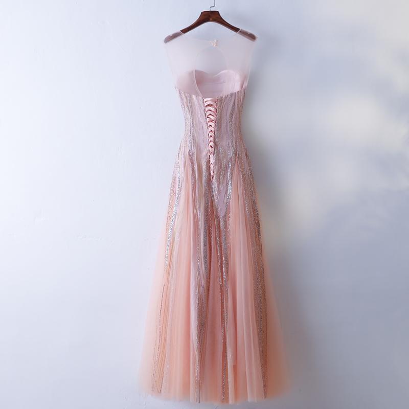 Plus Size Pink Evening Gown