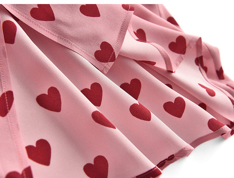 Plus Size Pink Hearts Dress