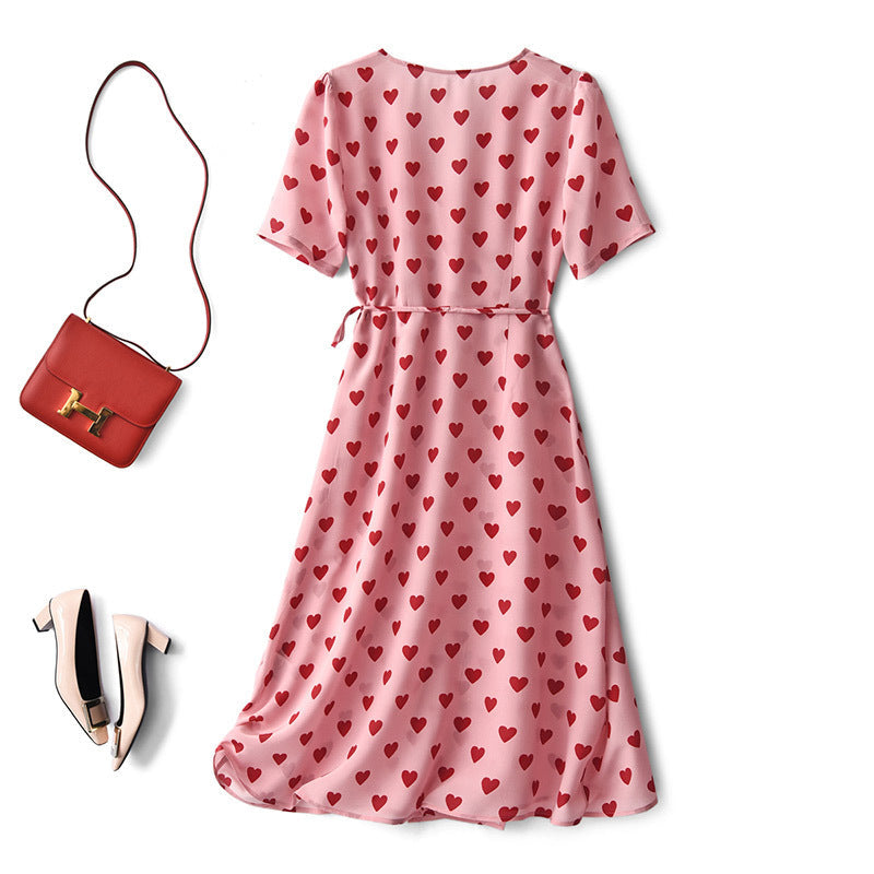 Plus Size Pink Hearts Dress