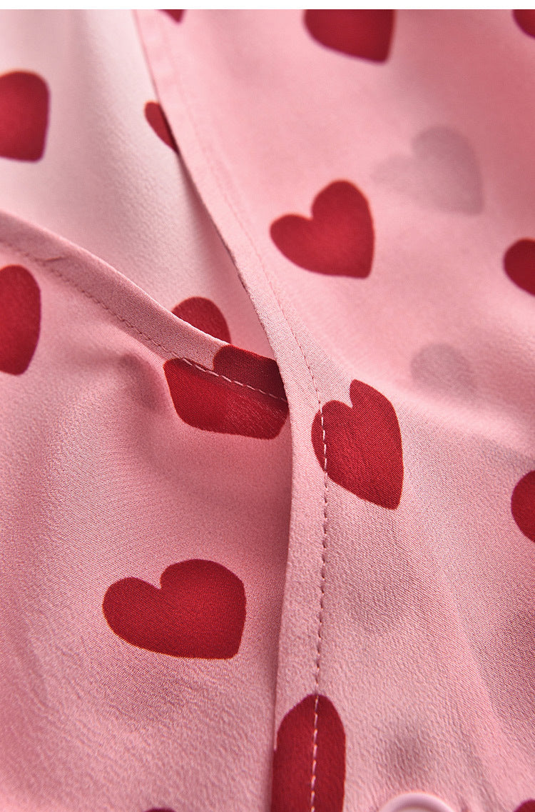 Plus Size Pink Hearts Dress