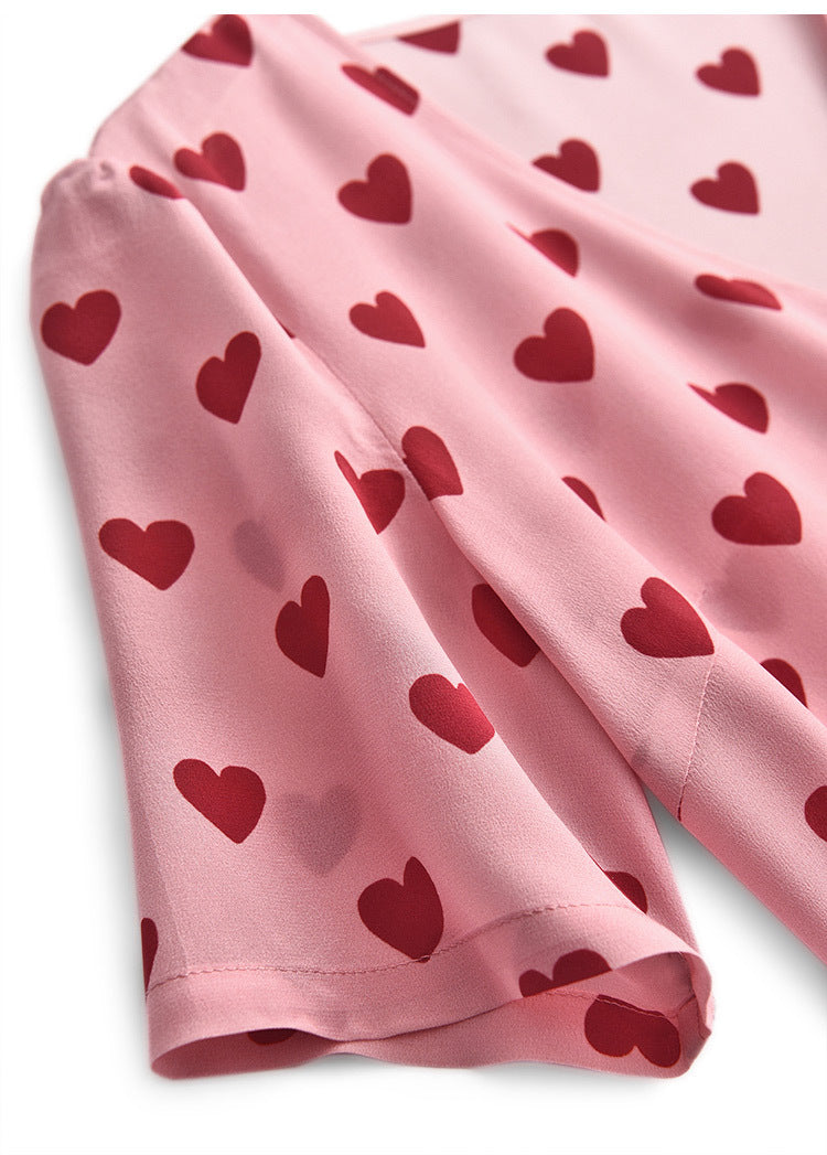 Plus Size Pink Hearts Dress