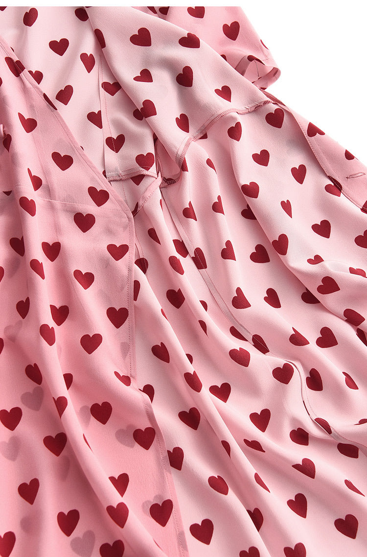 Plus Size Pink Hearts Dress