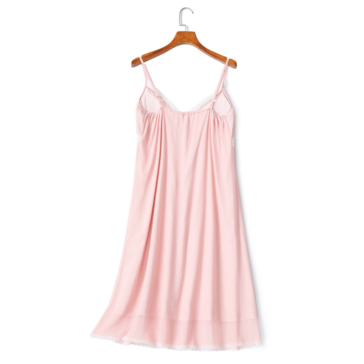 Hallie Plus Size Pink Lingerie Dress with Bra Pads