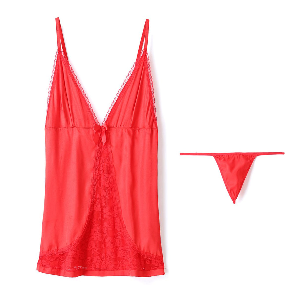 Lana Plus Size Sexy Lingerie Babydoll Slip Dress and Panty