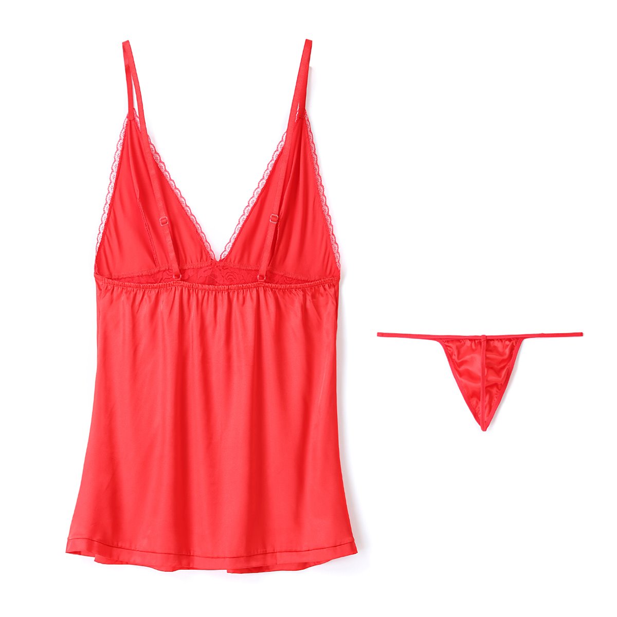 Lana Plus Size Sexy Lingerie Babydoll Slip Dress and Panty
