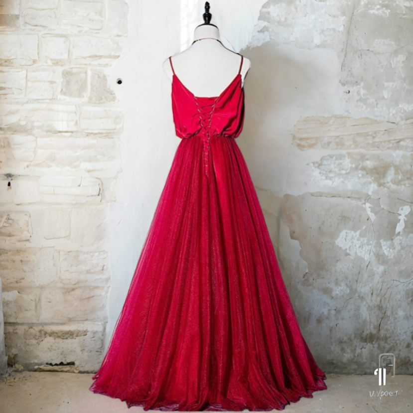 Khalani Plus Size Red Loose Sleeveless Maxi Dress