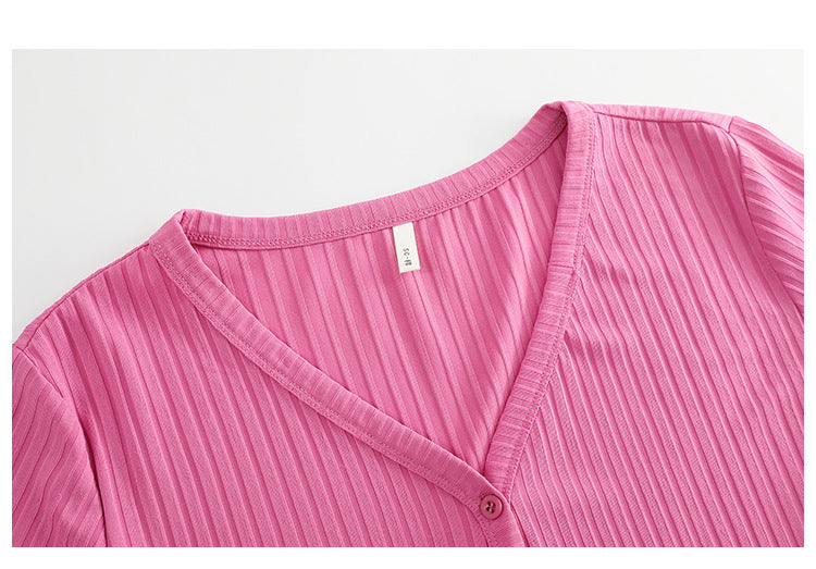 Plus Size Ribbed Cardigan