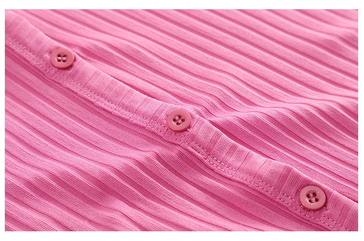 Plus Size Ribbed Cardigan