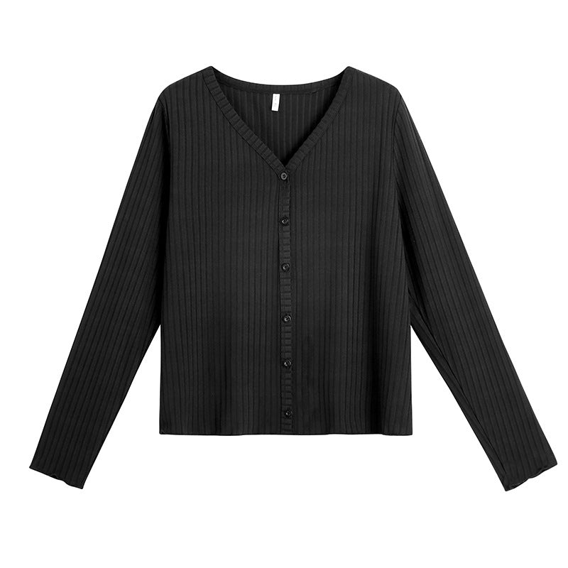 Plus Size Ribbed Cardigan