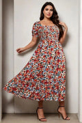 Birdie Plus Size Scrunch Floral Dress