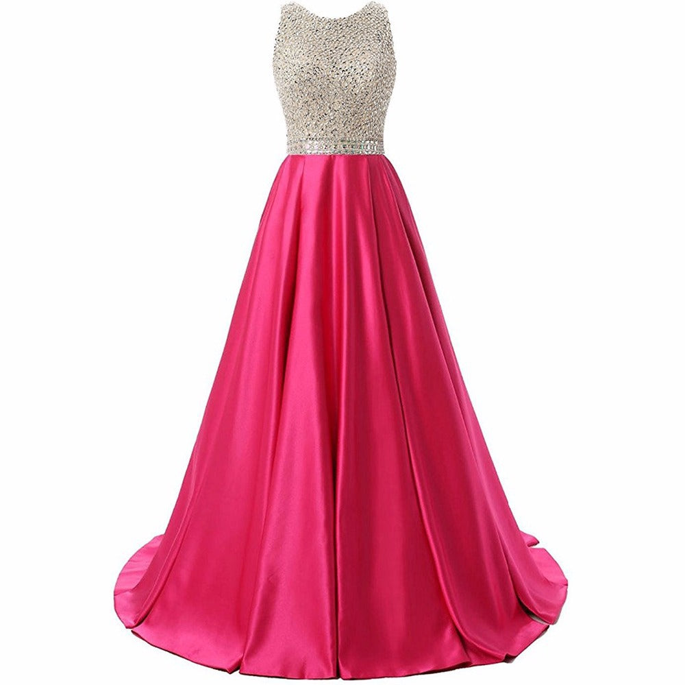 Plus Size Sequin Evening Dress