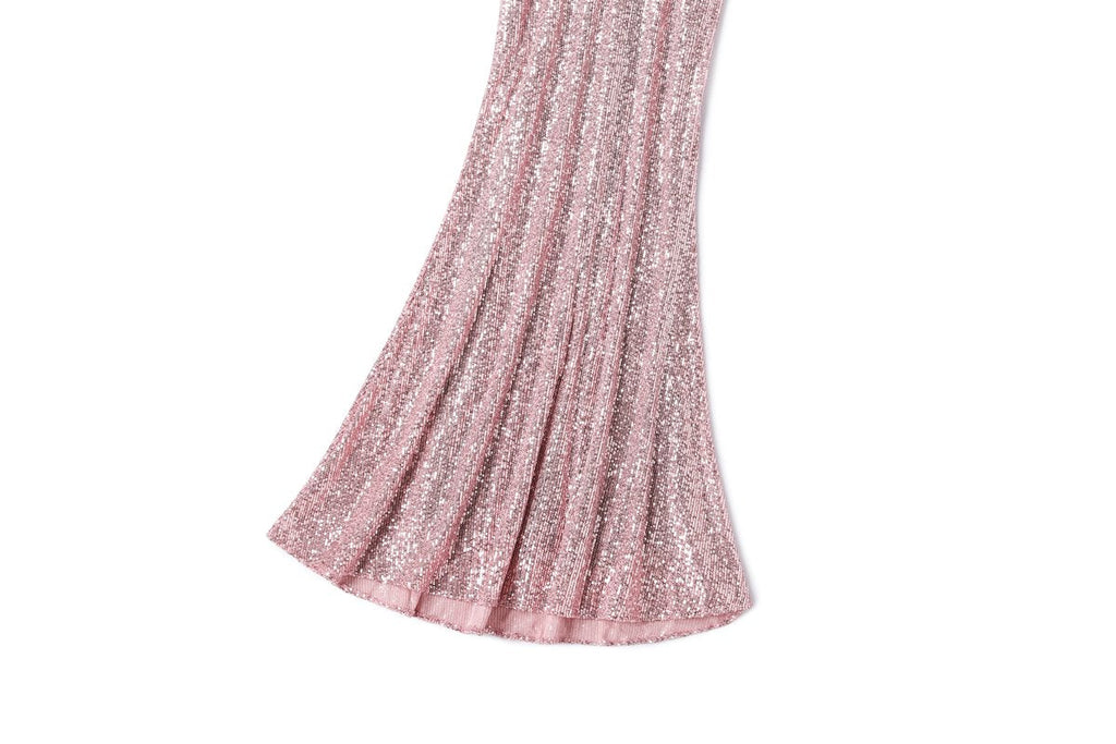 Plus Size Sequin Sleeveless Gown
