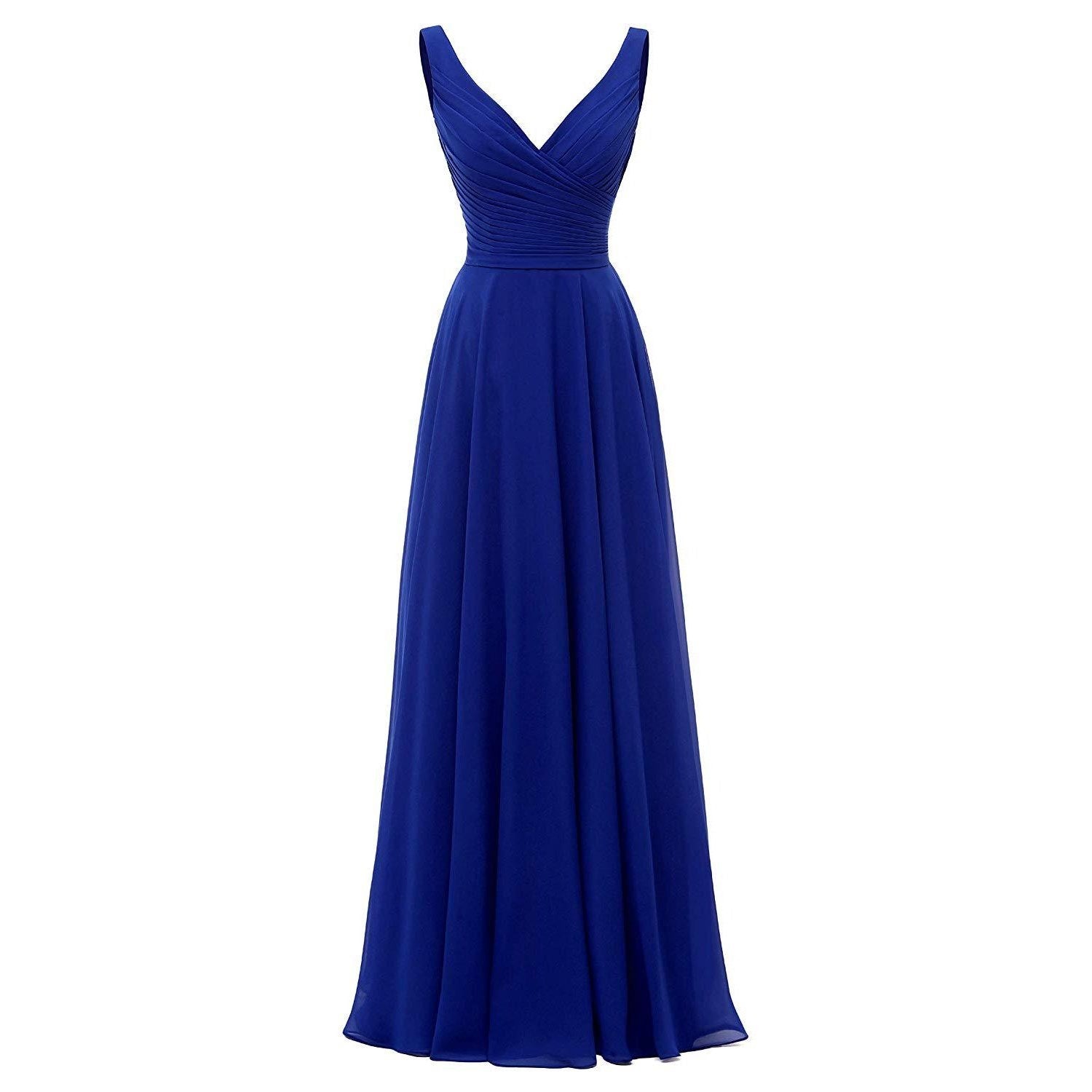 Plus Size Chiffon Sleeveless Gown