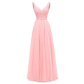 Plus Size Chiffon Sleeveless Gown