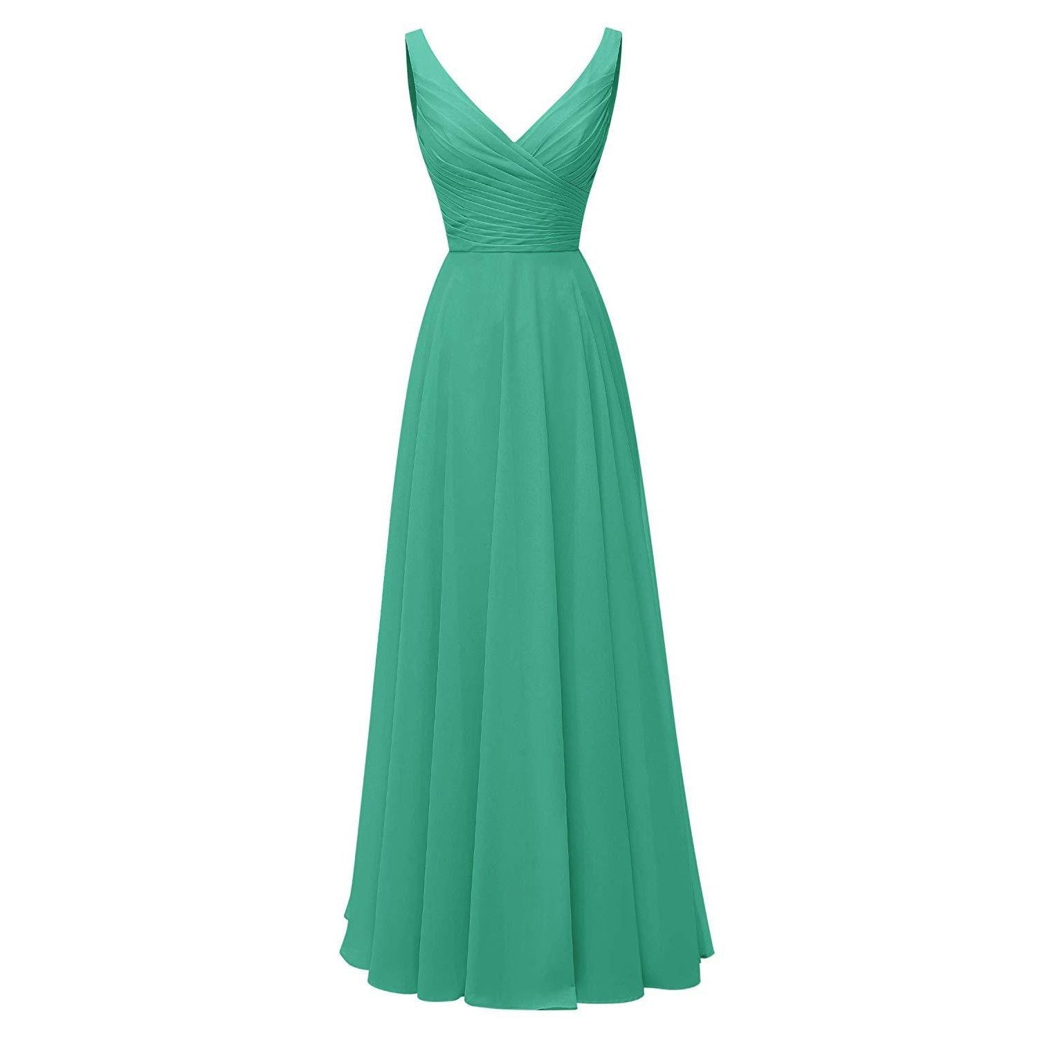 Plus Size Chiffon Sleeveless Gown