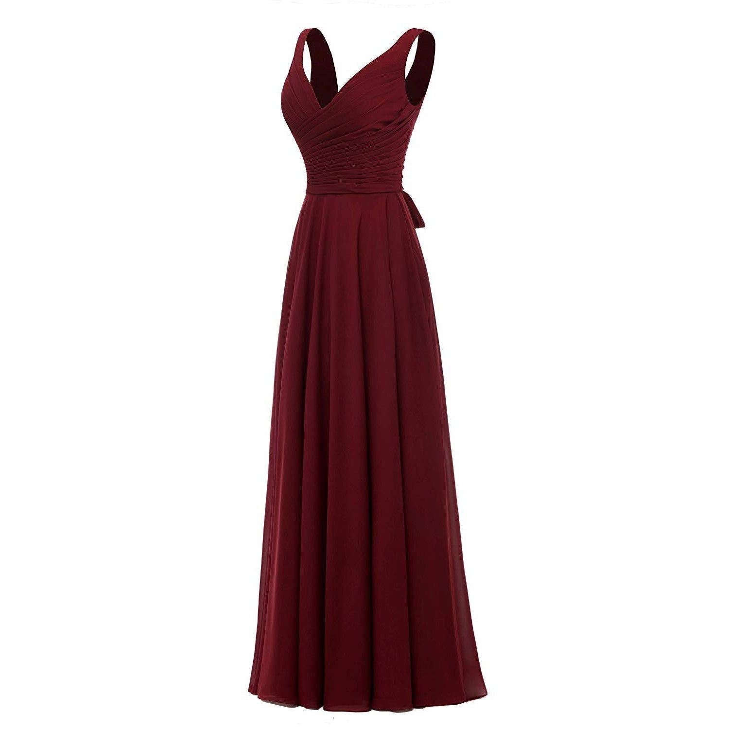 Plus Size Chiffon Sleeveless Gown