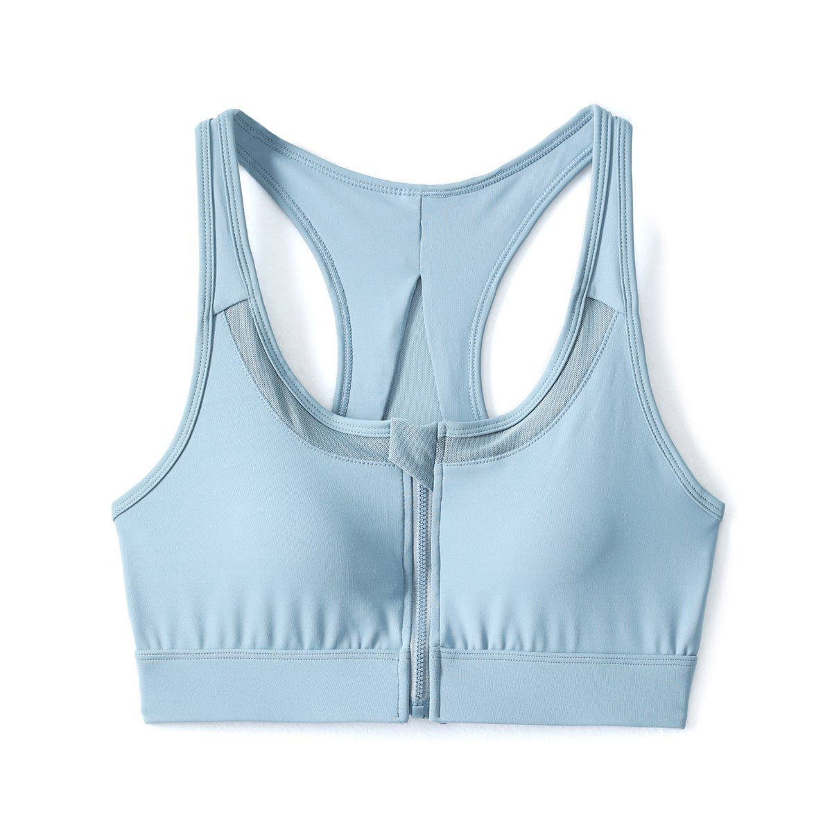 Orna Plus Size Zipper Sports Bra