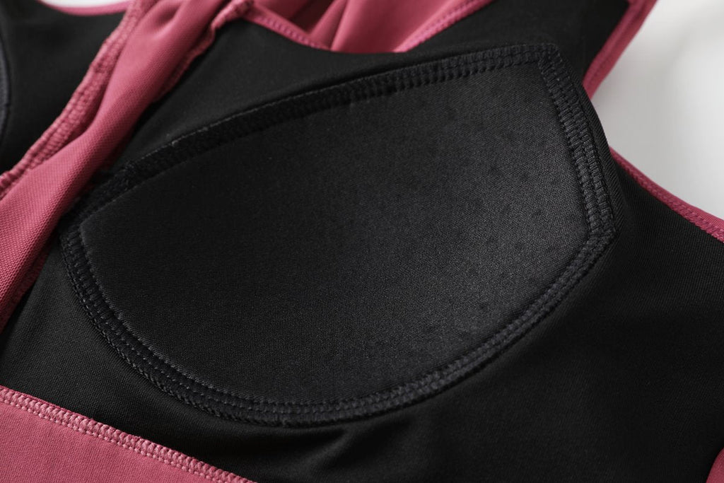 Olympia Plus Size Zipper Sports Bra