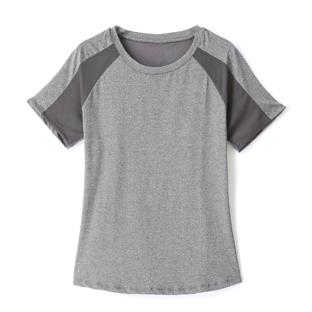 Isolde Plus Size Mesh Dri Fit T Shirt Top