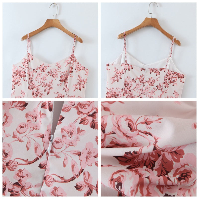 Plus Size Spring Floral Midi Dress