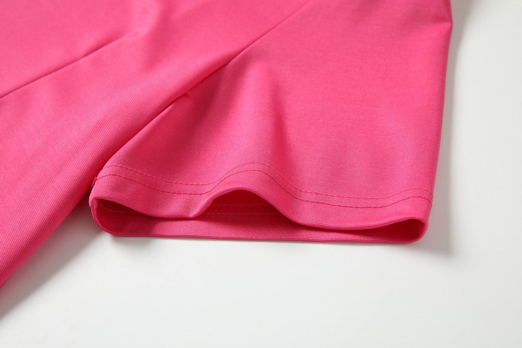 Plus Size Square Neck Basic T Shirt Dress