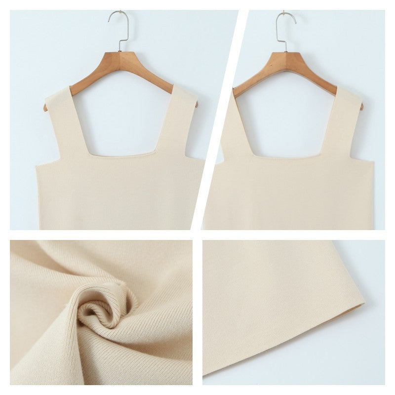 Plus Size Square Neck Crop Top