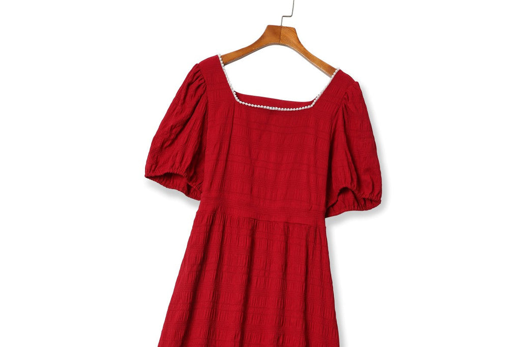 Plus Size Square Neck Dress