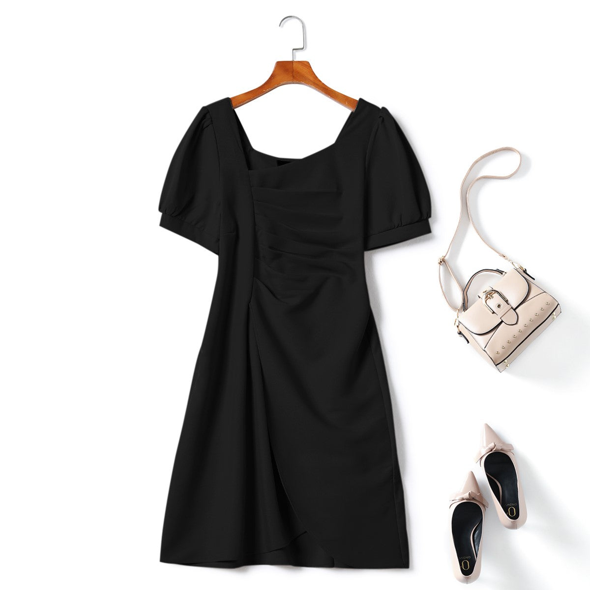 Plus Size Square Neck Dress