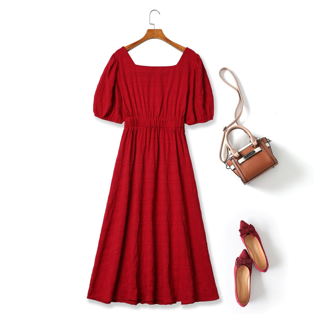 Plus Size Square Neck Dress