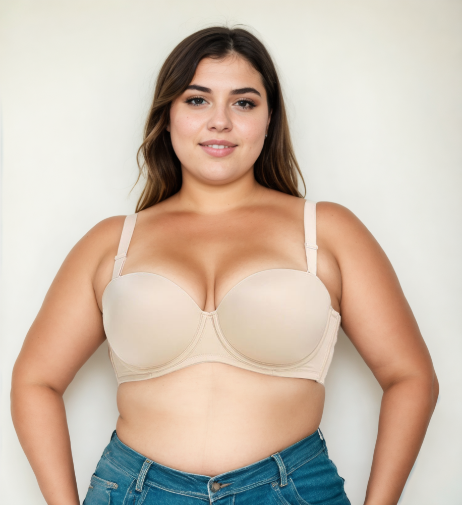 Ashley Plus Size Strapless Bra