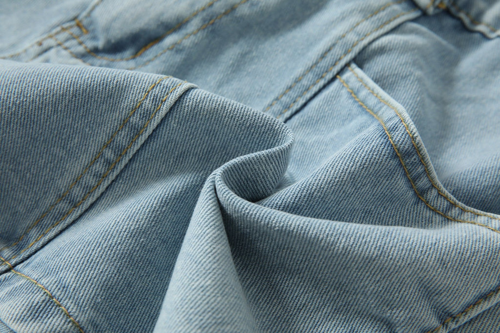 Plus Size Stretchband Denim Shorts