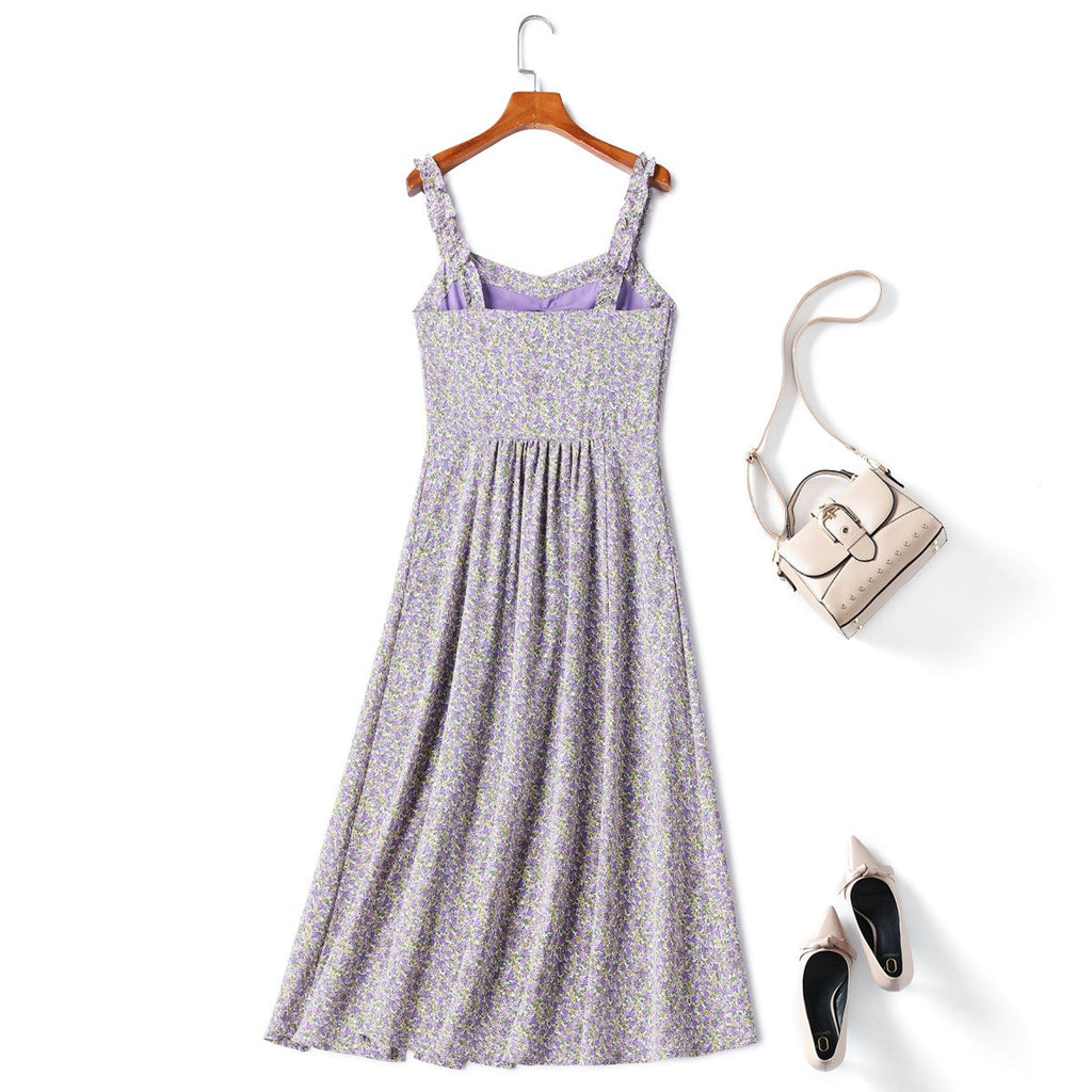 Plus Size Ditsy Sweetheart Cami Dress