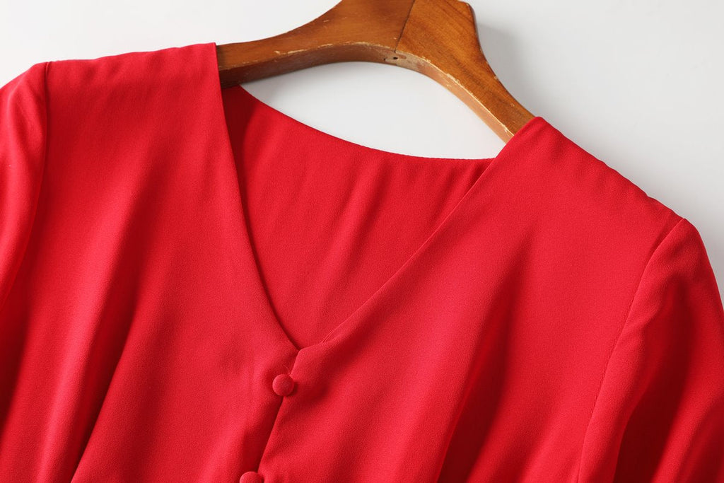 Bridgette Plus Size Modern Vintage Midi Dress